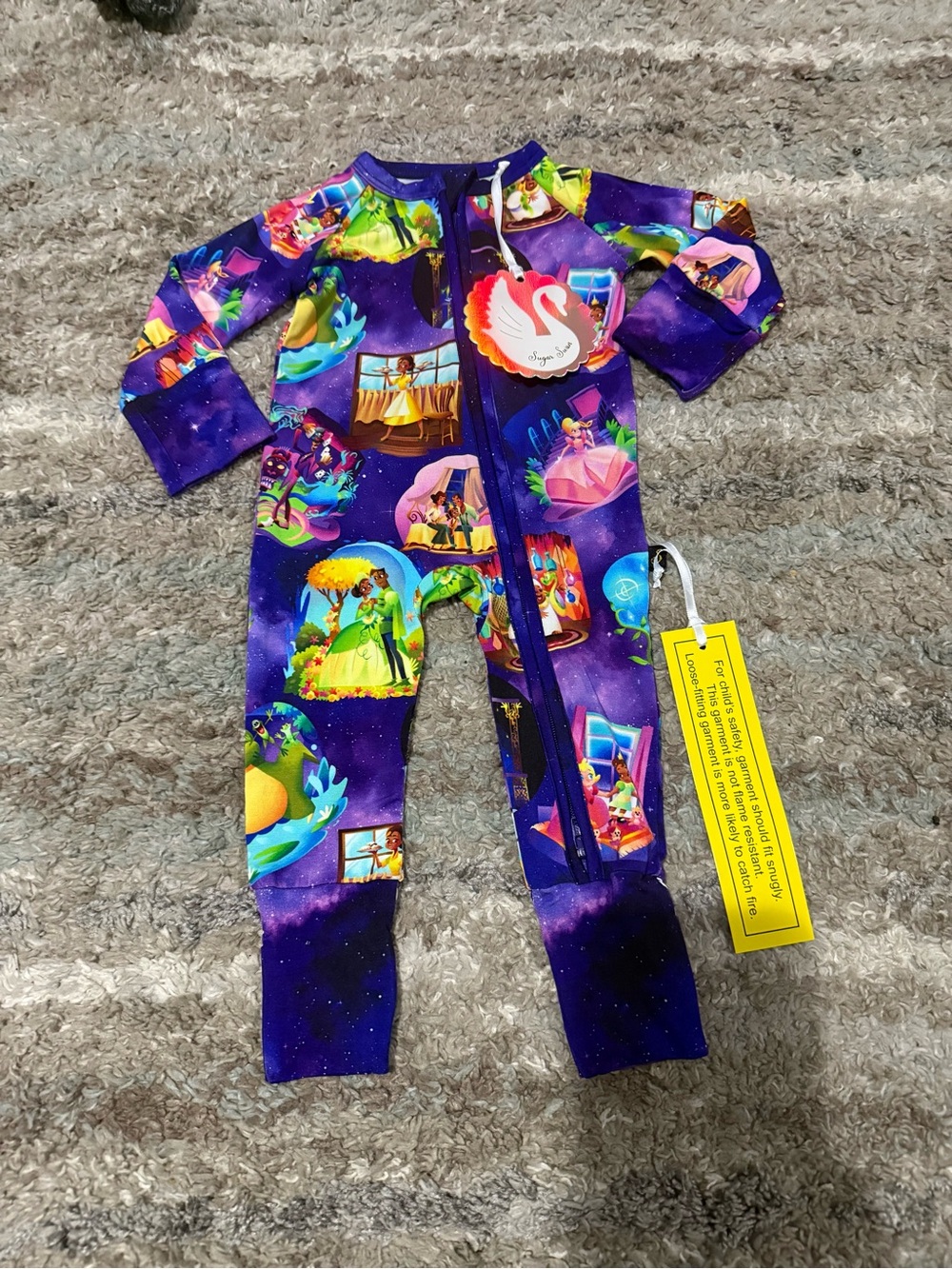 Sugar Swan 0/3 Tiana Bamboo Zippy *New with Tags*